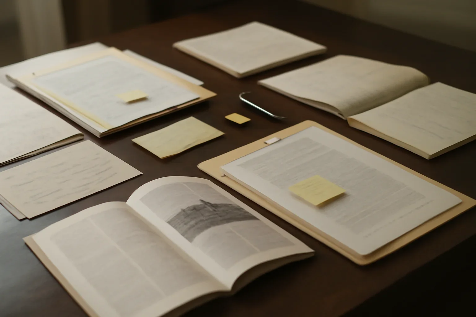 Legacy World Category hero image showing archived editorial materials related to legacy world category, with documents, notes, and a magazine-style desk