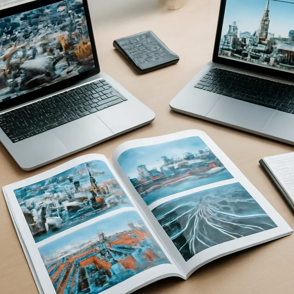 Context image for Industry featuring editorial workspace focused on manufacturing, supply chains, trade, infrastructure, and the sectors where operating detail matters, with laptops, notes, and clean magazine-style composition