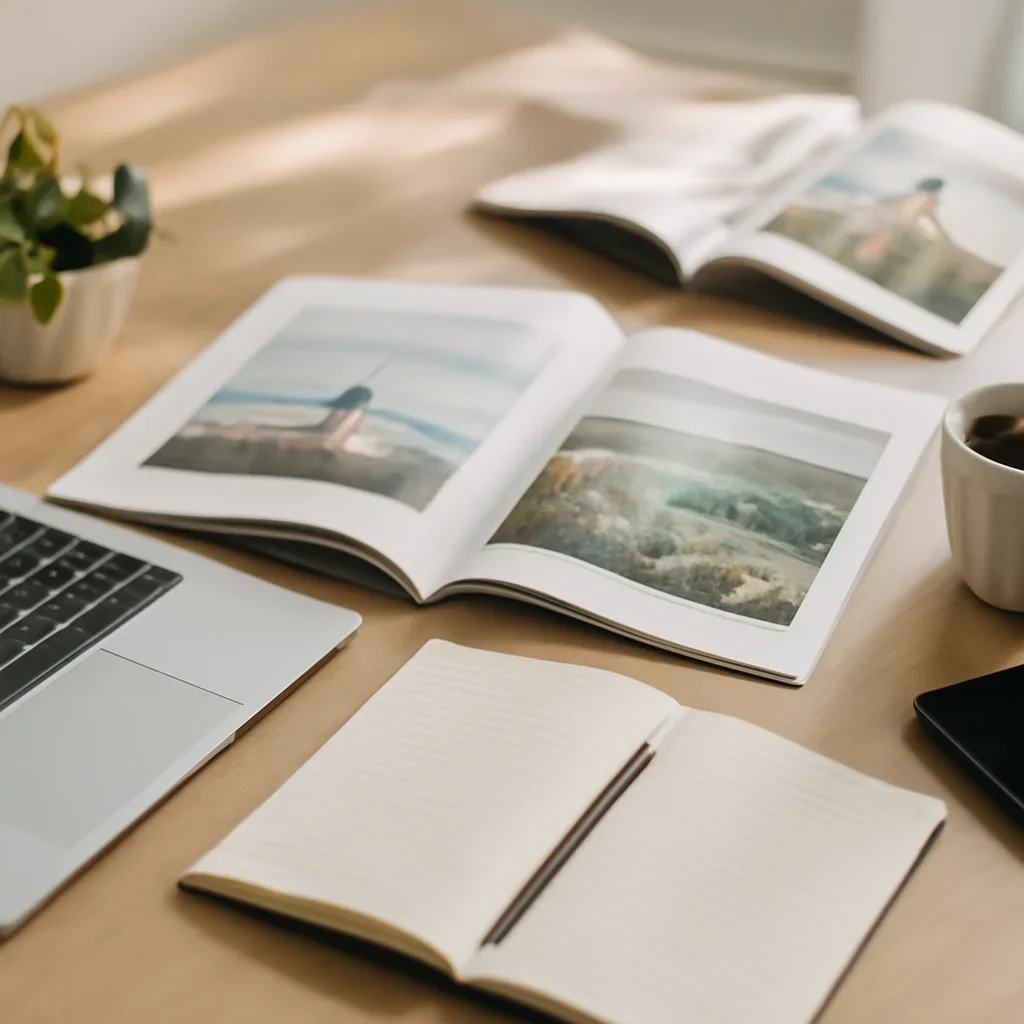 Context image for Lifestyle featuring editorial workspace focused on wellness, travel, culture, living, and everyday trends that shape routines, spending, and aspiration, with laptops, notes, and clean magazine-style composition