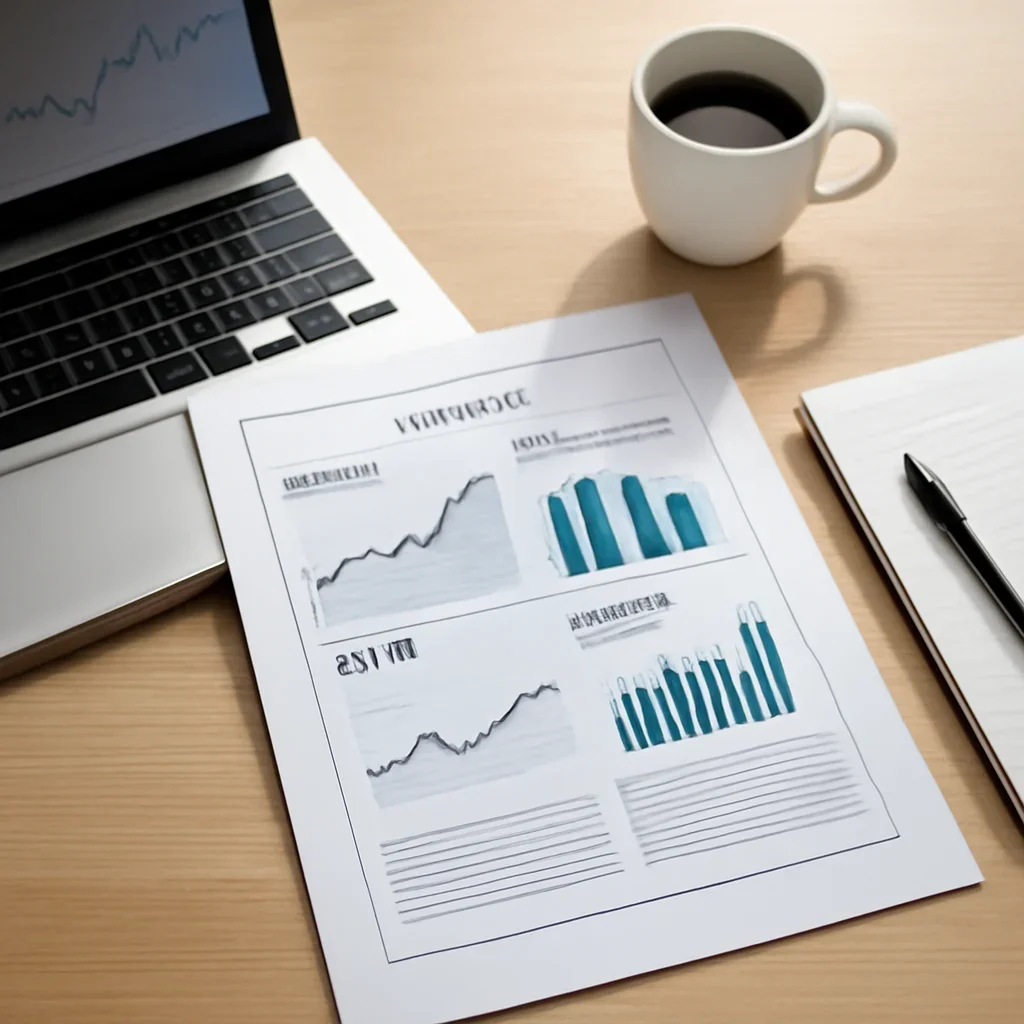 Context image for Markets News featuring editorial workspace focused on equities, commodities, rates, flows, and market-moving cues readers can use to stay oriented, with laptops, notes, and clean magazine-style composition