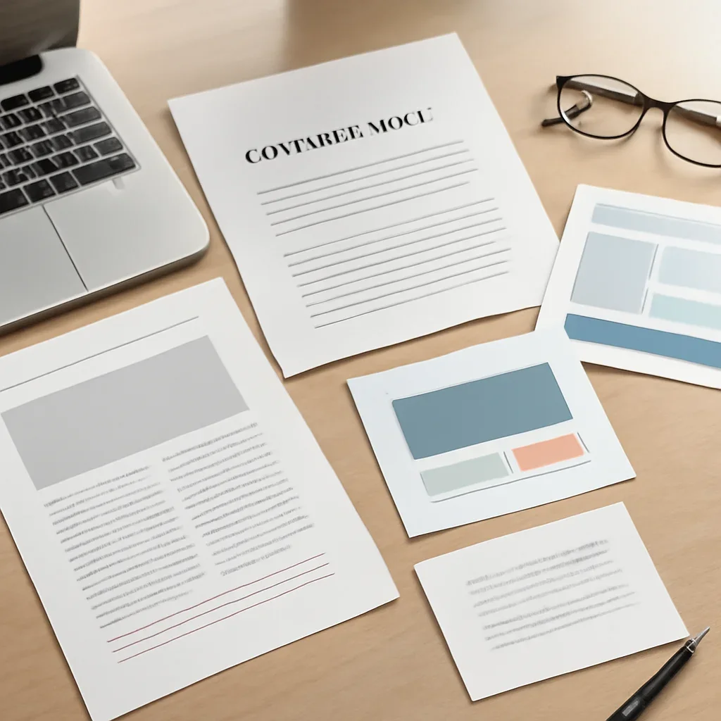 Context image for Sponsored Content featuring brand studio desk with campaign brief, article layout, design mockups, and disclosure notes